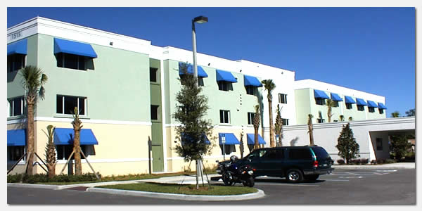 HUD Section 202 elderly housing and goverment grants community development at St. Joseph Garden Apartments in Orlando Florida.